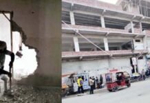 राजनगर एक्सटेंशन में 25 बीघा पर अवैध कॉलोनियों और निर्माणों का ध्वस्तीकरण