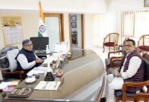 चंडीगढ़ में जनसेवा संवाद: तरुण मिश्र ने राज्यपाल, मुख्यमंत्री और मंत्री से की शिष्टाचार भेंट