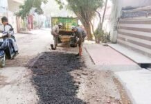 गाजियाबाद में गड्ढों के खिलाफ नगर निगम का महाअभियान, सड़कों पर चला युद्धस्तरीय ऑपरेशन