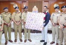 गाजियाबाद को अलविदा, गोरखपुर की राह पर डीसीपी पाटिल निमिष दशरथ- पुलिस लाइन्स में भावभीनी विदाई