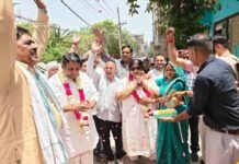 गाजियाबाद में विकास का महाअभियान, महापौर सुनीता दयाल ने 16 करोड़ 61 लाख की परियोजनाओं का किया शिलान्यास