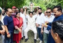 वैशाली में अब सेहत का भी होगा विकास, विधायक निधि से ओपन जिम का शुभारंभ