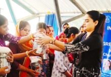 21 जरूरतमंद माताओं के चेहरों पर मुस्कान लाया इनर व्हील क्लब, राशन और दूध देकर दिया सहयोग का संदेश